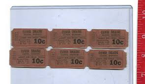 Vintage lot Clever Theatre 10c Tickets Clever Missouri | eBay