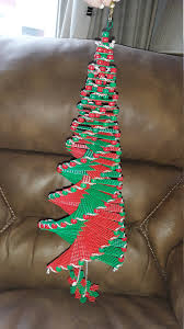 Green and Red Christmas Tree Spinner - Etsy