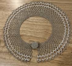 Lot of 3 Beaded Collar necklaces. Geometric Well made see pictures | eBay