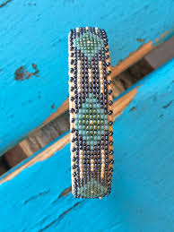 Kelly Etkie Glass Bead Cuff – The Jewelry Lady