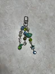 Green / Blue Fish Keychain - Etsy