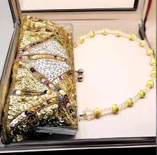 Vintage Gold Evening Party Elegant Formal Handbag Beaded Embellished Purse Clutch Baguette Wedding Prom Party Purse - Etsy