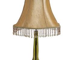 Contemporary Hand Blown Green Striped Glass Boudoir Table ...