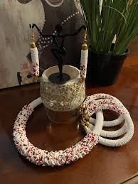 Maasai Jewelry Set – White – Bac2MyRootz