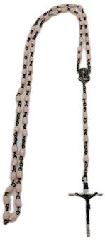 Pink Beaded Rosary