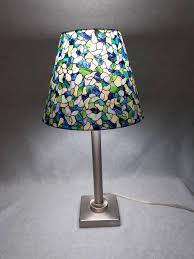 Fabric! Stained Glass Look Lamp Shade. Shades Are 9.5" X 5 ...