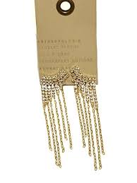 NWT Anthropologie Crystal Fringe Drop Earrings SRP $48 | eBay