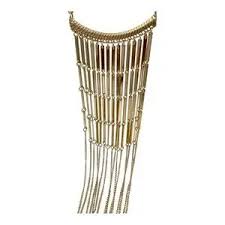 a.n.a | Jewelry | Ana Long Collar Fringe Goldtone Necklace ...