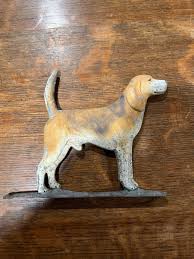 vintage metal hound figure | eBay