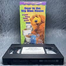 Bear in the Big Blue House Potty Time with Bear VHS Tape ...