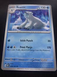Beartic 054/197 Obsidian Flames Non Holo Uncommon Pokemon ...