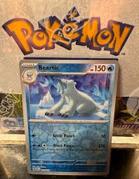 Beartic 054/197 Reverse HOLO Pokemon Scarlet | Mercari
