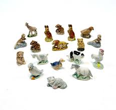 Vintage Wade Whimsy Porcelain Miniature Animal Figurines ...