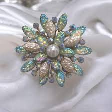 Vintage Winged Tiger Brooch: Mythical Iridescent Rhinestone Pin - Etsy