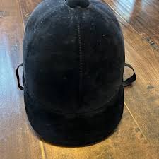 Vintage 1960s Beaufort Hunt Cap Black Velvet English ...