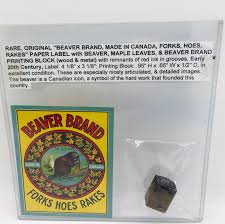 Beaver Brand Paper Label Printing Block - Etsy