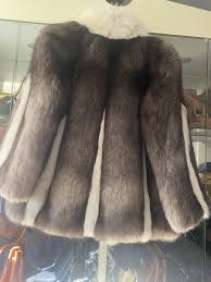 Manor Feldman Furs Chicago Fox Fur coat mid length white ...