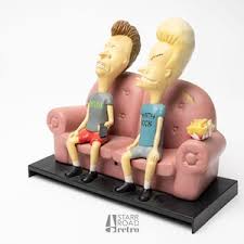Beavis and Butt-head T.V. Talker, Remote Control Activated Speaking Figures, MTV, 1996 - Etsy