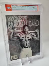 Beckett Baseball Card Monthly Magazine #63 NEWSSTAND PSA 9.6 ...