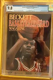 Beckett Basketball #1 Michael Jordan Magazine~CGC 9.8 ...