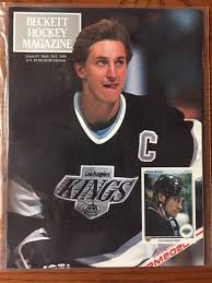 1990 Beckett Hockey Card Magazine, Wayne Gretzky, - Etsy