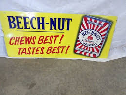 Sst Beech Nut Chewing Tobacco Sign