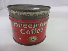 VINTAGE BEECH-NUT COFFEE TRIAL TIN ADVERTISING COLLECTIBLE GRAPHICS M-29 | eBay