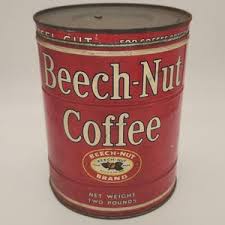 Vintage Beech-nut Brand Two Pound Coffee Can With Lid 2lb Tin Vintage Advertising Vintage Coffee Can Beech Nut Coffee - Etsy