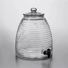 2.4-gallon Glass Beverage Dispenser & Black Stand – Urban Oasis