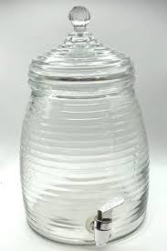 Beverage Dispenser Clear Glass Beehive – Willows Blue