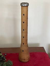 Vintage Wooden Textile Thread Spool Yarn Weaving Bobbin -Primitive 12" tall | eBay