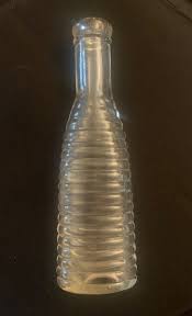Antique Ribbed Pattern Pepper Sauce Type Bottle Hand Blown ...