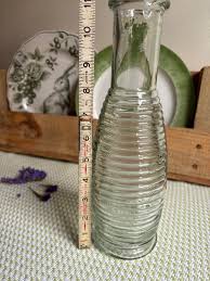 Green Glass Beehive Vase/carafe - Etsy