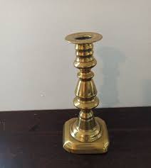 Vintage Brass Candlestick. Very Good Condition. - Etsy