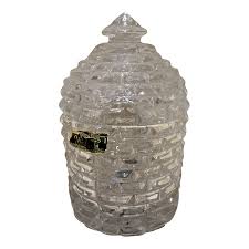 Honey Bee Hive Crystal Jar by Violetta Made in Poland Mid ...