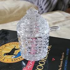 Godinger | Dining | Lead Crystal Beehive Honey Jar By ...