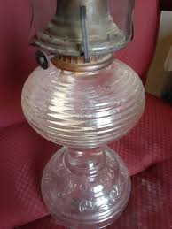 Antique Depression Era Glass Oil Lamp Make | Mercari