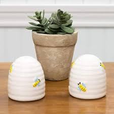 Dining | Honeybee Beehive Salt Pepper Shakers | Poshmark