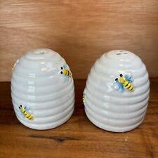 BEEHIVE BEES NOVELTY SALT AND PEPPER POTS CRUET SET SHAKERS AND BOXED PUK for sale online | eBay
