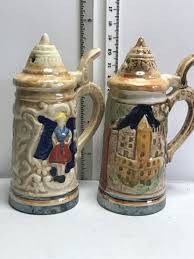 Vintage German Beer Stein Salt And Pepper Shakers Made In ...