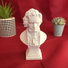 Musicians - Bust of Beethoven With Alabaster Base - Etsy