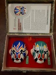 Beijing Opera Facial Makeup In Clay 2" X 1.5" | eBay