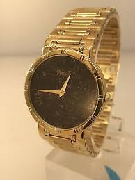 Piaget Dancer 18k Yellow Gold Onyx Dial Men's Bracelet Watch 84023 K81 New | eBay