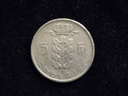 1950 Belgium 5 Francs Belguique Vintage Coin - Etsy