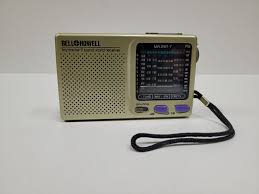Vintage Bell & Howell Portable FM MW.SW1-7 Radio 9 Band ...