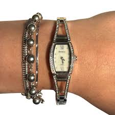 Y2K Pastel & Pearl Gem Watch – Holy Thrift