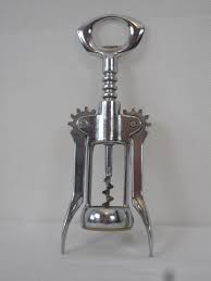 A Lovely Vintage French Steel Corkscrew / Bottle Opener ...