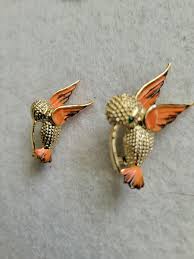 Vintage Fashion Pair Gerry's Gold Tone and Painted ...