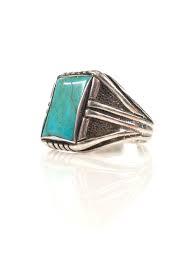 Lot - Jane Yikaazba Popovitch Sterling Silver Turquoise Ring