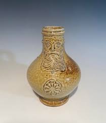 Vintage- Glazed Stoneware Pottery Decanter Set of 2 - Etsy